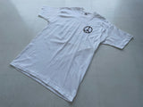 90s Vintage Deadstock Peace&Rose T-shirt XL White