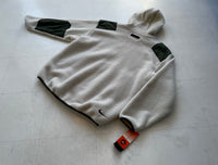 Deadstock 90s NIKE ACG Balaclava Fleece Hoodie XL Natural – NO