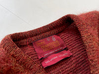 60s Sears Mohair Cardigan L Brick