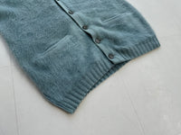 50s Vintage LORD JEFF Mohair Cardigan L LightBlue