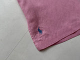 90s Vintage RalphLauren CALDWELL OpenCollar Shirt L Pink Deadstock