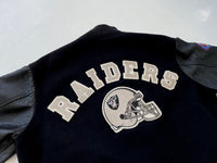 90s Vintage Raiders ChalkLine Varsity Jacket XL