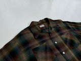 60s Vintage “Andhurst” Shadow Plaid Rayon shirt XL