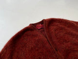 60s Sears Mohair Cardigan L Brick