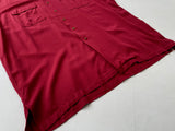 90s Vintage RalphLauren Rayon Loop Shirt XL Burgundy