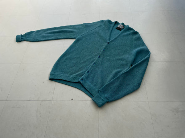 60s Scudder Alpaca Cardigan XL Emerald