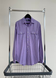 90s Vintage Polo RalphLauren Silk&Cotton Shirt M Lavender