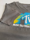 90s MTV T Shirt M Gray
