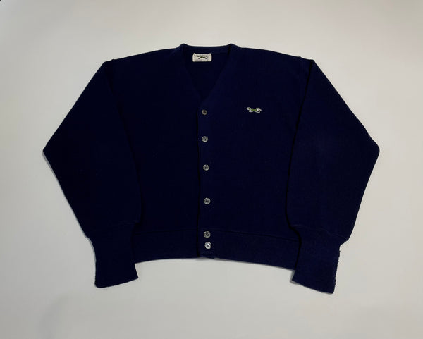 80s vintage The Fox Cardigan Navy XL