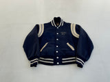 60s Vintage JOHN GROVE Varsity Jacket Navy 38