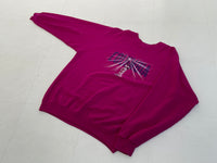 90s Vintage Columbia Pictures Logo Sweater L CherryPink