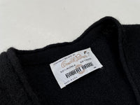 70s Vintage ArnoldPalmer Alpaca Cardigan M Black