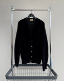 60s CAMPUS Mohair Cardigan M Black