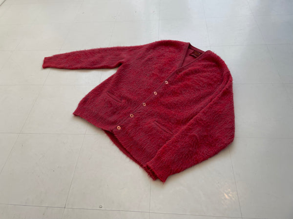 60s Sears Mohair Cardigan XL Pink