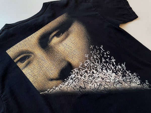 Vintage DA VINCI CODE Mona Lisa T-shirt L Black – NO BURCANCY