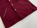 50s Vintage Varsity jacket Burgundy