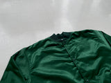 90s GAME Satin Varsity jacket XXL Green