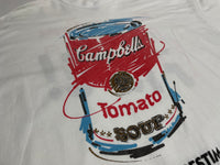 90s Campbell soup “In your face” Tshirt XL