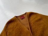 60s Vintage Sears Mohair Cardigan M Mustard