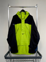 90s NIKE ACG Anorak Hoodie XL Lime