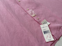 90s Vintage RalphLauren CALDWELL OpenCollar Shirt L Pink Deadstock