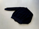 80s Empire NEWYORK Varsity Wool Jacket L Navy