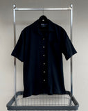 90s Vintage Polo RalphLauren CALDWELL OpenCollar Shirt M Black