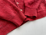 Rare Color 60s Sears Mohair Cardigan L Pink