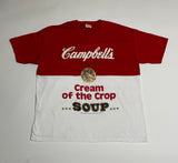 80s Campbell soup Tshirt with piggybank XXL deadstock