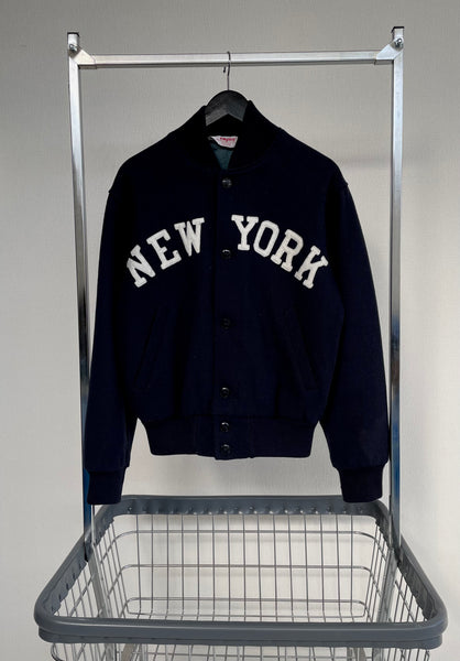 80s vintage N.Y. Empire varsity jacket M