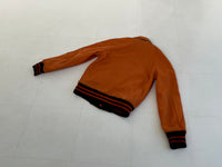 60s Vintage Varsity jacket Reversible Black&Orange 34