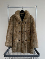 70s LAKELAND Fur Coat 38