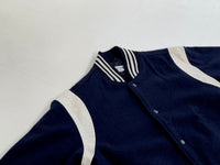 90s Vintage Varsity Jacket Navy