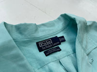 90s Vintage Polo RalphLauren CALDWELL “Tiffany”Opencollar Shirt XXL