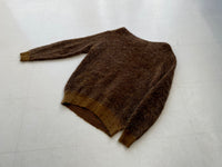 50s Parkhurst Mohair Sweater L Brown