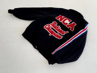 80s Vintage Varsity Jacket Black L