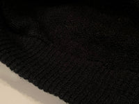 60s Vintage Campus Mohair Cardigan L Black