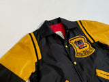 70s Vintage Coach Jacket Black&Yellow 38