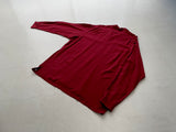 90s Vintage RalphLauren Rayon Loop Shirt XL Burgundy