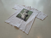 90s Vintage DoughBoy CalvinKlein Parody T-shirt L White