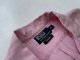 90s Vintage RalphLauren CALDWELL OpenCollar Shirt L Pink
