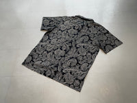 90s Vintage Polo RalphLauren Paisley Polo Shirt XL Black