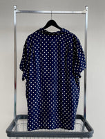 90s Vintage Polo RalphLauren PolkaDot OpenCollar Shirt XL