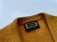 60s Vintage Drummond Mohair Cardigan L Mustard