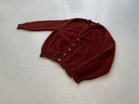 60s Sears Mohair Cardigan L Brick