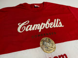 80s Campbell soup Tshirt with piggybank XXL deadstock