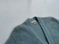 50s Vintage LORD JEFF Mohair Cardigan L LightBlue