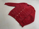 Rare Color 60s Sears Mohair Cardigan L Pink