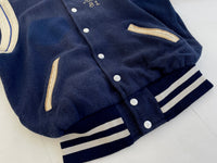 60s Vintage JOHN GROVE Varsity Jacket Navy 38