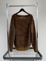 50s Parkhurst Mohair Sweater L Brown